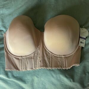 Parfait Nude Strapless Bra Size 34H